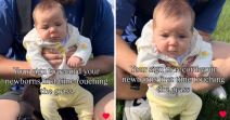 Beba dira travu prvi put.jpg