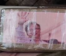 Kokain sa slikom predsednika Kolumbije