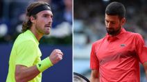 Stefanos Cicipas i Novak Đoković