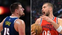 Nikola Jokić i Ivica Zubac