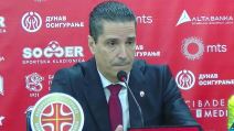Janis Sferopulos na konferenciji posle Spartaka