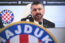 Đenaro Gatuzo na konferenciji u Hajduku