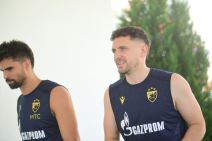 Miloš Veljković i Rodrigao na prvom treningu u Zvezdi