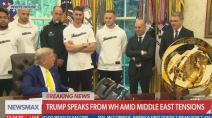 Dušan Vlahović i Donald Tramp