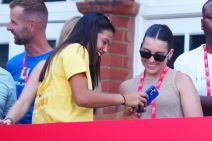 Ema Radukanu na meču Karlosa Alkaraza u Kvinus