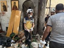 Bombaš samoubica, crkva, Damask, Sirija