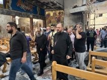 Bombaš samoubica, crkva, Damask, Sirija