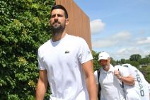 Novak Đoković na Vimbldonu.