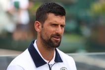 Novak Đoković na Vimbldonu.
