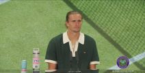 Aleksander Zverev na konferenciji za medije