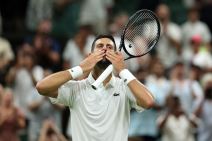 Novak Đoković na Vimbldonu.