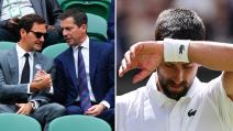Novak Đoković, Tim Henman i Rodžer Federer.