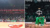 OAKA i Beogradska arena tokom mečeva Evrolige