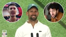 Novak Đoković Filip Petrušev i Vasilije Micić