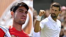 Karlos Alkaraz i Novak Đoković.