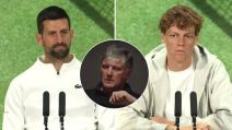 Novak Đoković Toni Nadal i Janik Siner