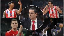 Miloš Teodosić Nemanja Nedović Ajzea Kenan Tajson Karter i Janis Sferopulos Crvena zvezda