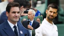 Rodžer Federer, Džon Mekinro i Novak Đoković na VImbldonu.