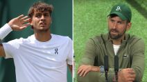 Novak Đoković i Flavio Koboli na Vimbldonu