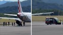 čoveka usisao motor aviona