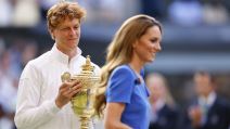 Janik Siner i princeza Kejt Midlton na finalu Vimbldona