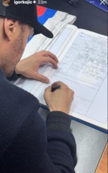 Igor Kojić potpis matičar venčanje