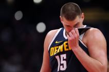 Nikola Jokić na meču protiv Vašingtona u NBA ligi