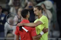 Saša Zverev i Novak Đoković na Rolan Garosu