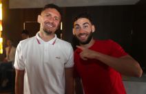 Miloš Veljković i Nair Tiknizijan fudbaleri Crvene zvezde