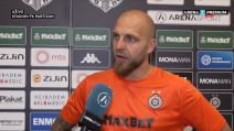 Marko Milošević daje izjavu posle utakmice Partizan - AEK.