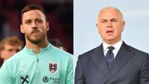 Marko Arnautović sa leve strane, Zvezdan Terzić sa desne.
