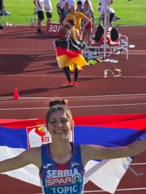 Angelina Topić slavi zlato na Evropskom prvenstvu za mlađe seniorke