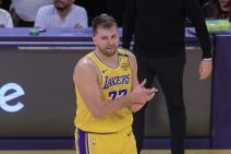 Luka Dončić na NBA meču Lejkersa i Minesote
