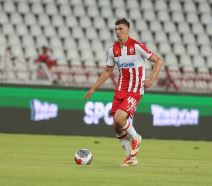 Veljko Milosavljević na utakmici Crvene zvezde