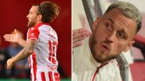 Aleksandar Katai i Marko Arnautović na Zvezda Linkoln Gibraltar