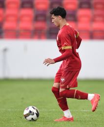Adem Avdić na utakmici U21 reprezentacije Srbije