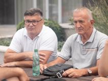 Đuro Bogdanović Dragan Opačić bivši fudbaleri FK Banija