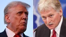 Dmitrij Peskov i Donald Tramp