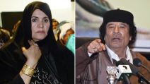 Safia Gadafi Farkaš, Moamer Gadafi