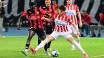 Strahinja Stojković bek Crvemne zvezde protiv Vardara