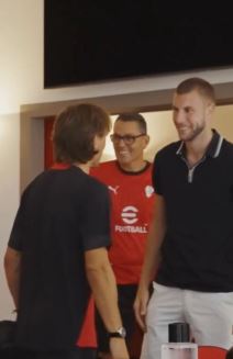 Luka Modrić i Strahinja Pavlović u Milanu