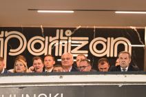 Loža stadiona Partizana protiv Hibernijana