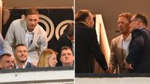 Nemanja Matić u loži Partizana na Partizan Hibernijan