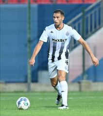 Milan Roganović u dresu Partizana.