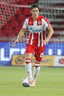 Stefan Leković u dresu Zvezde