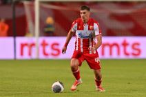 Veljko Milosavljević u dresu Zvezde.
