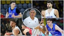 Svetislav Pešić, Balša Koprivica, Tristan Vukčević, Uroš Trifunović i Nikola Topić.jpg