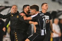 Milan Vukotić slavi gol u Partizanu