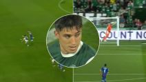Gol Hibernijana protiv Partizana Kiron Bouvi