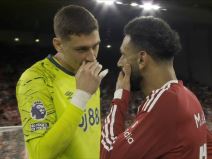 Đorđe Petrović sa Mohamedom Salahom.